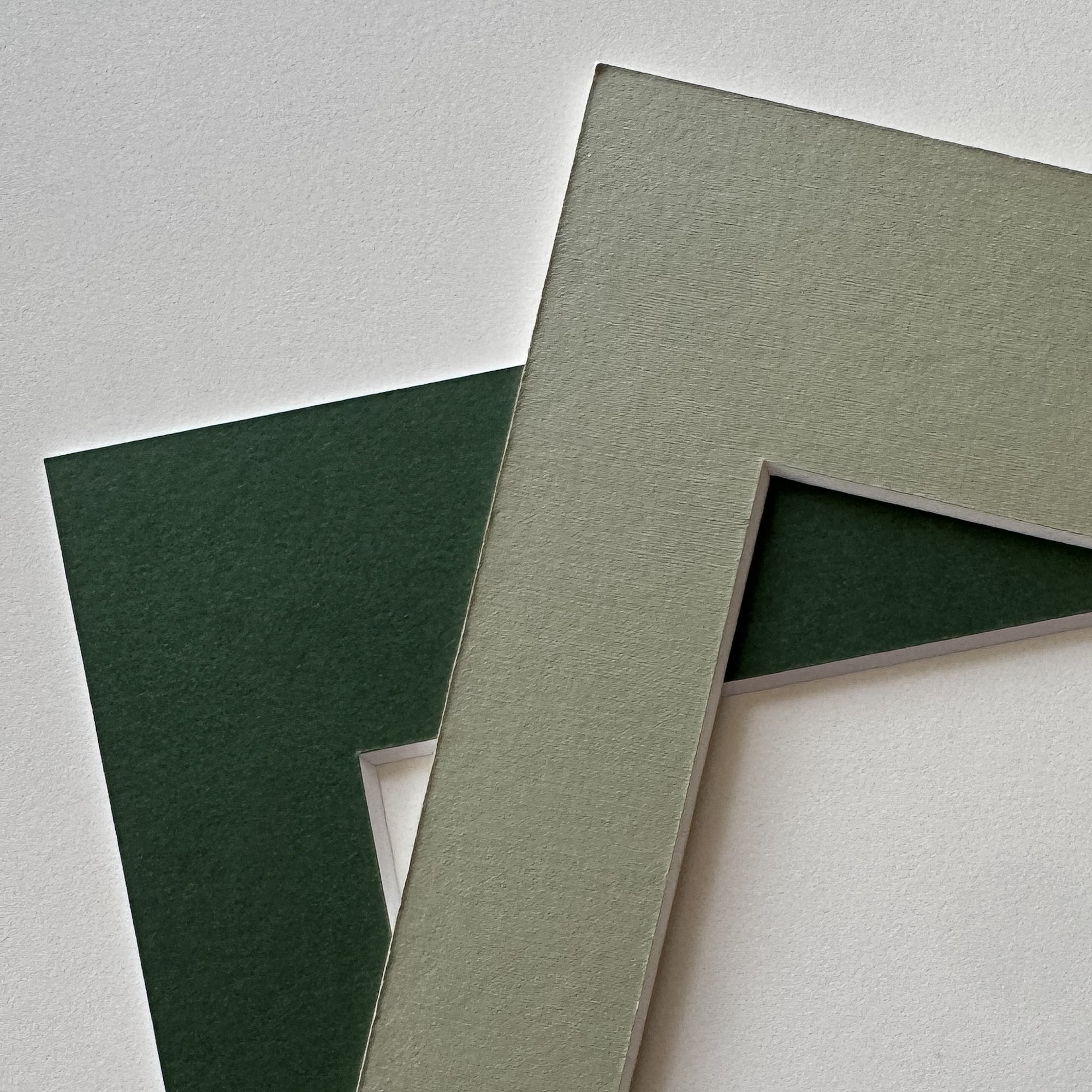 Light green passepartout