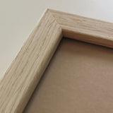 Picture frame in light wood - Narrow (15 mm) - 30 × 40 cm