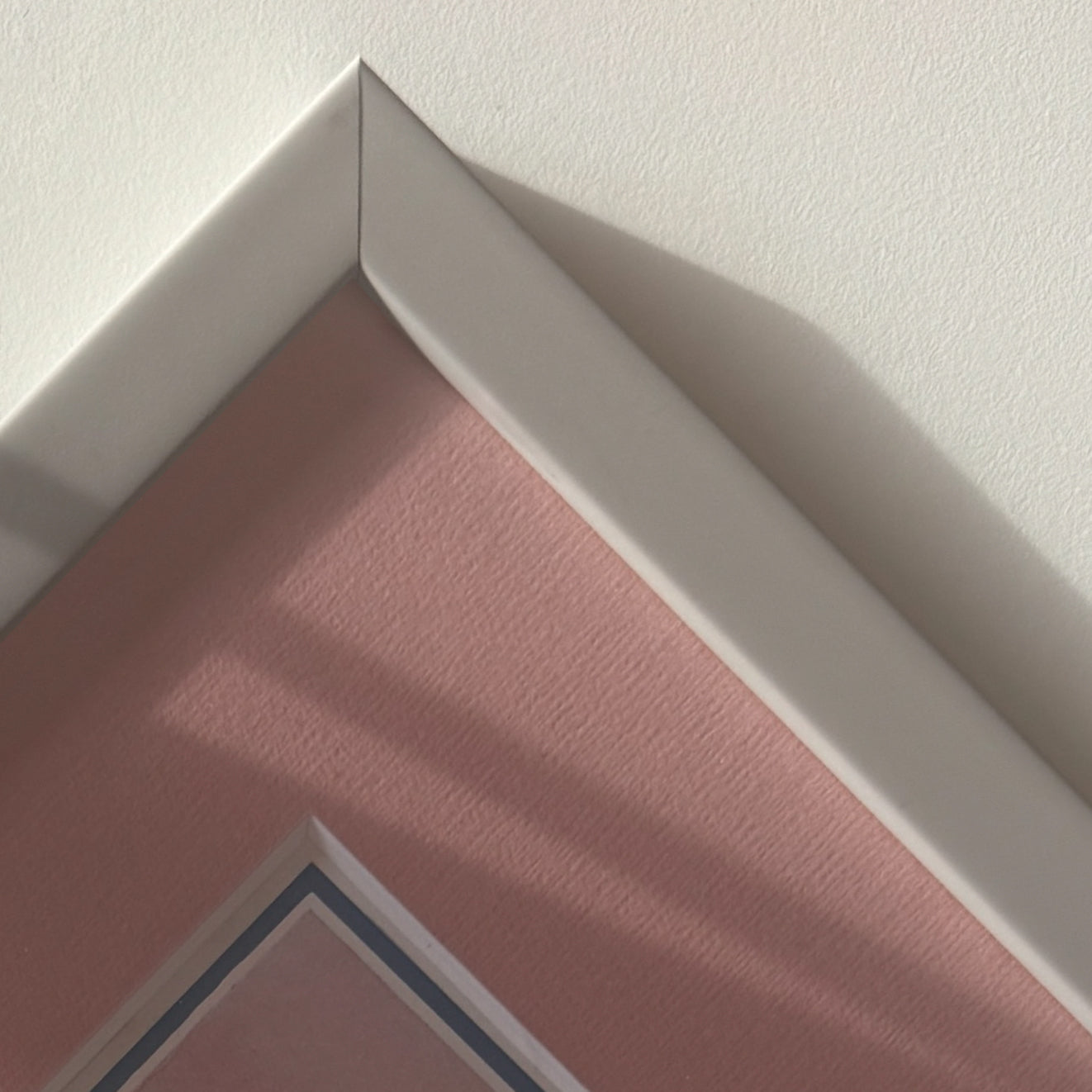 Grey matte wooden frame - Narrow (15 mm)