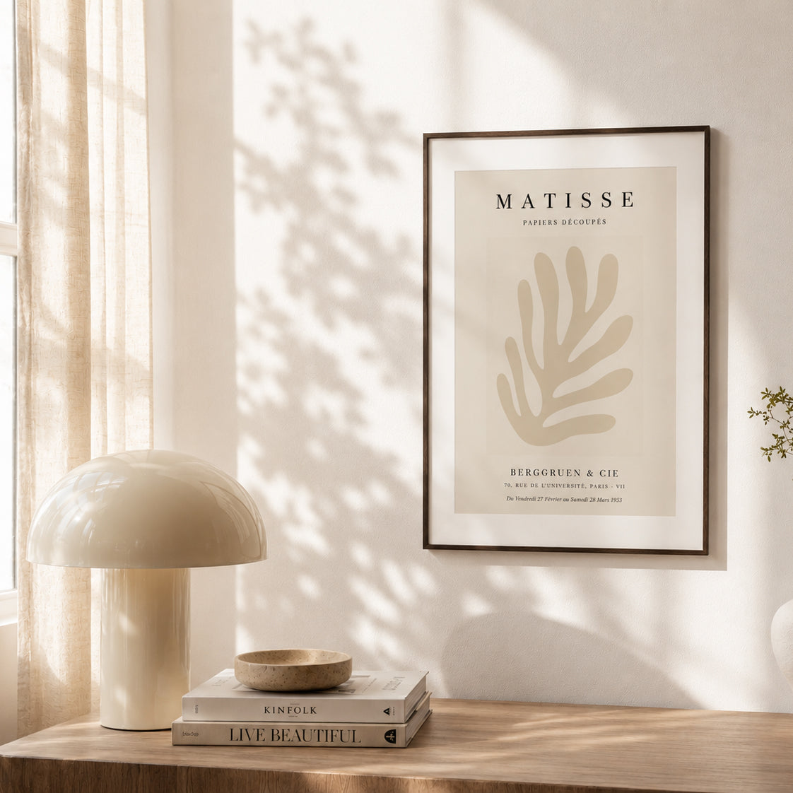 Dark wooden frame - Narrow (10 mm)