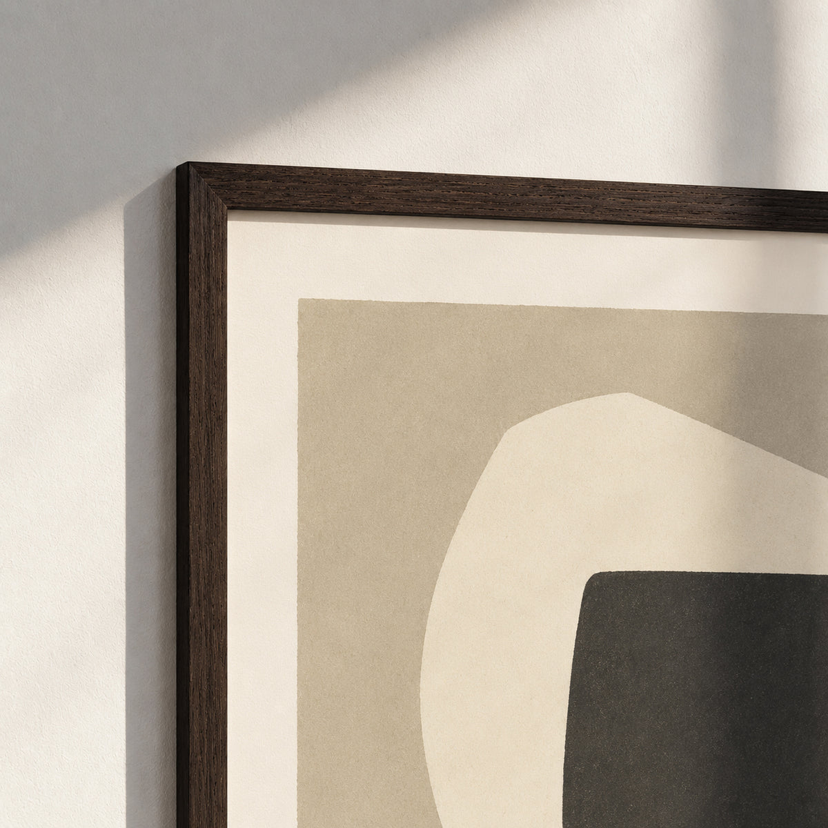 Dark smoked oak frame - Narrow (15 mm)