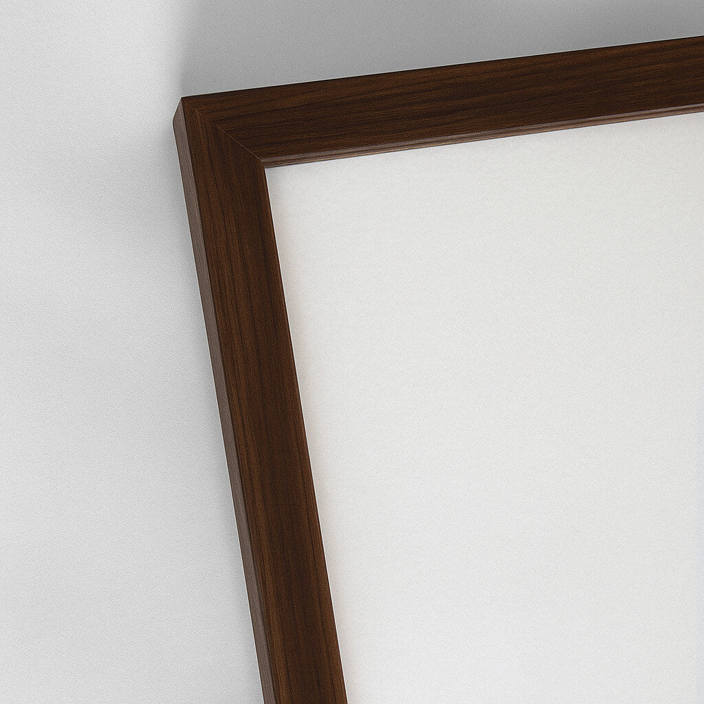 Dark wooden frame - Narrow (10 mm)