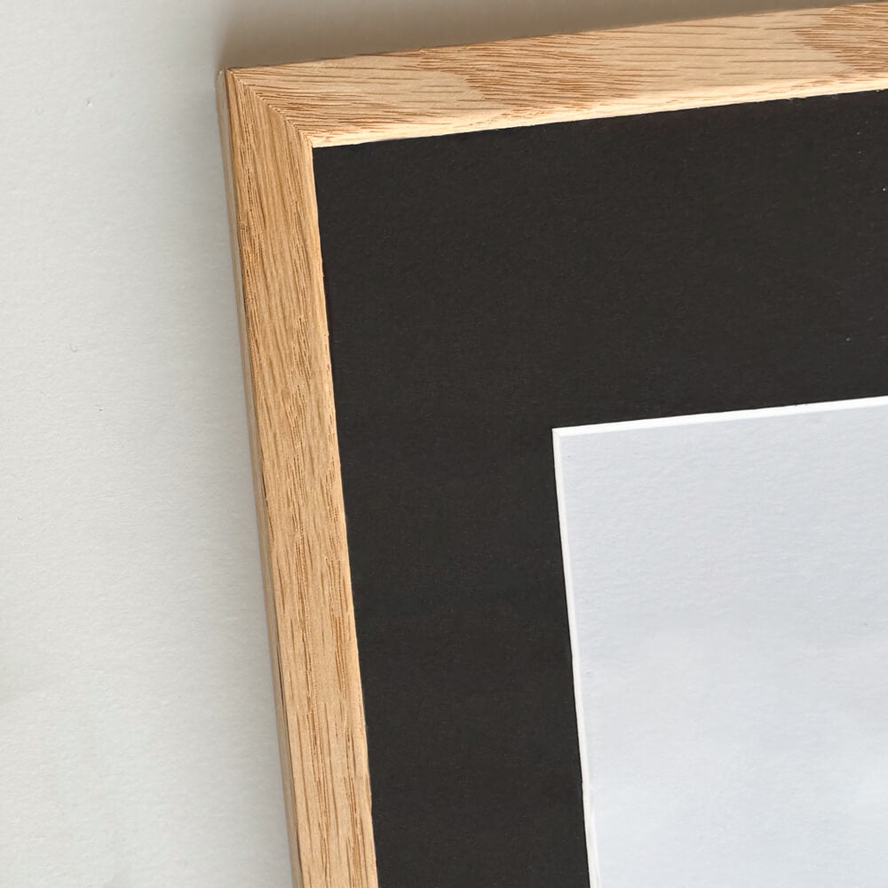 Solid oak frame - Narrow (12 mm) - 40×50 cm