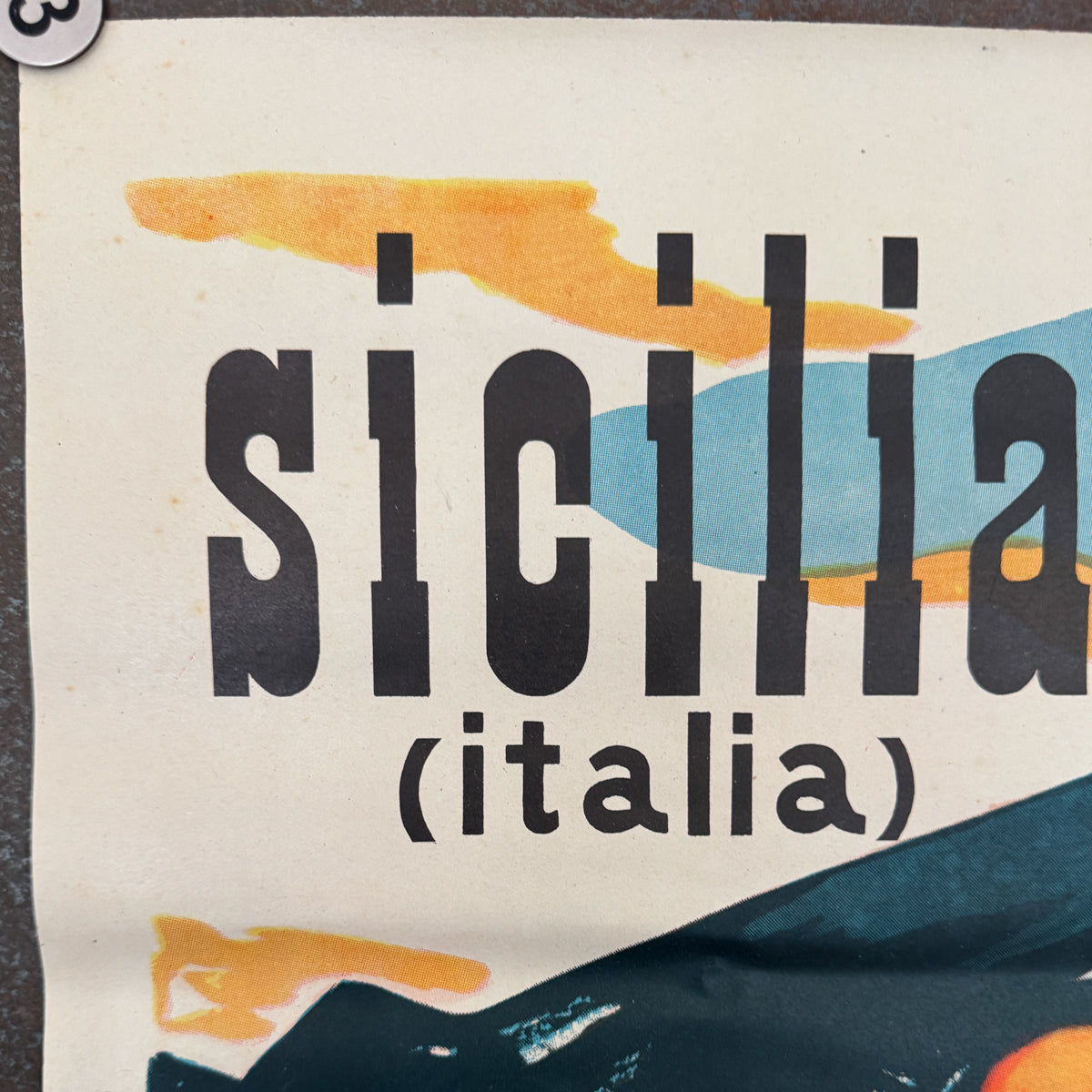 Sicily poster 1947 – ENIT lithograph by d'Angelo | PlakatKunst.com
