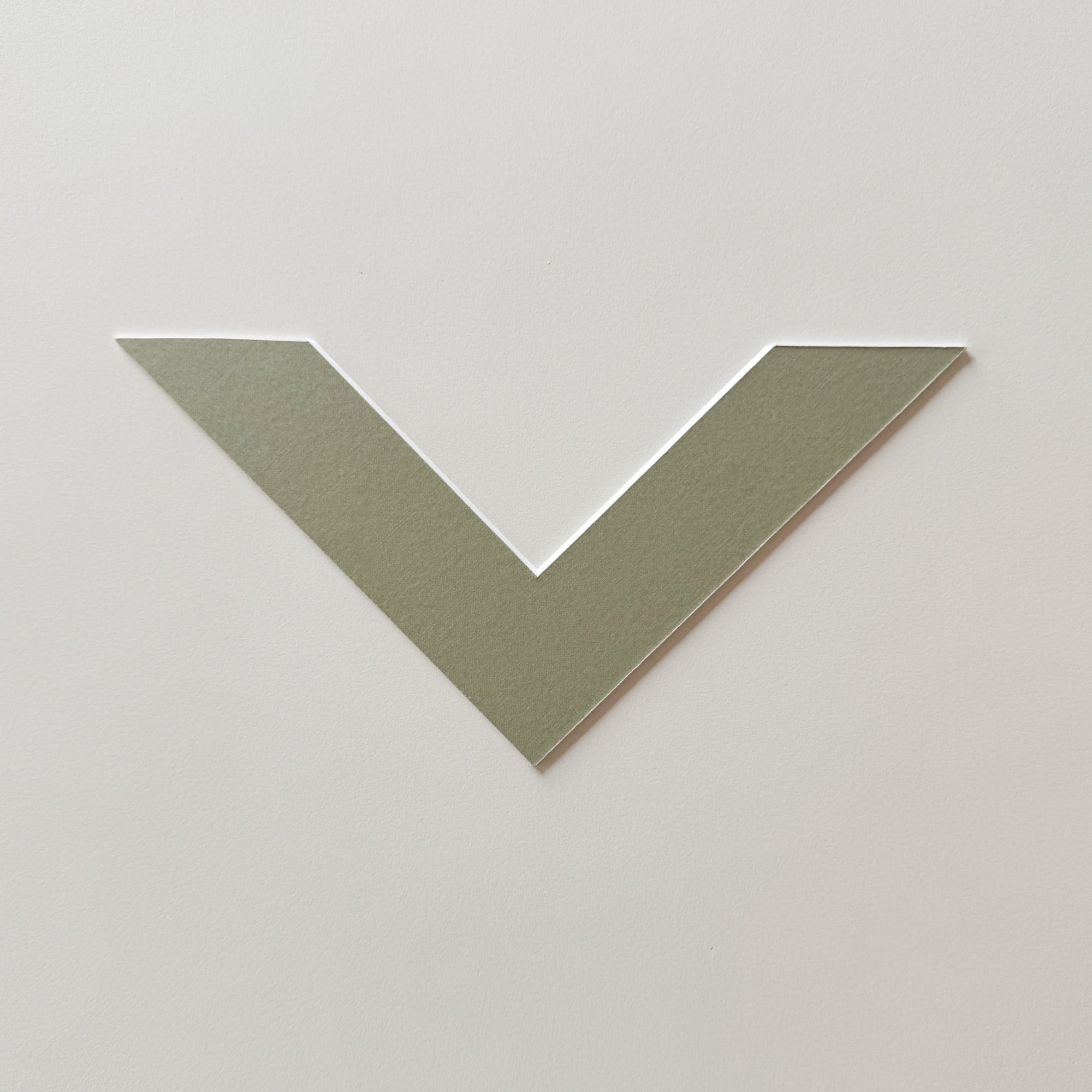 Sample: Light green passepartout