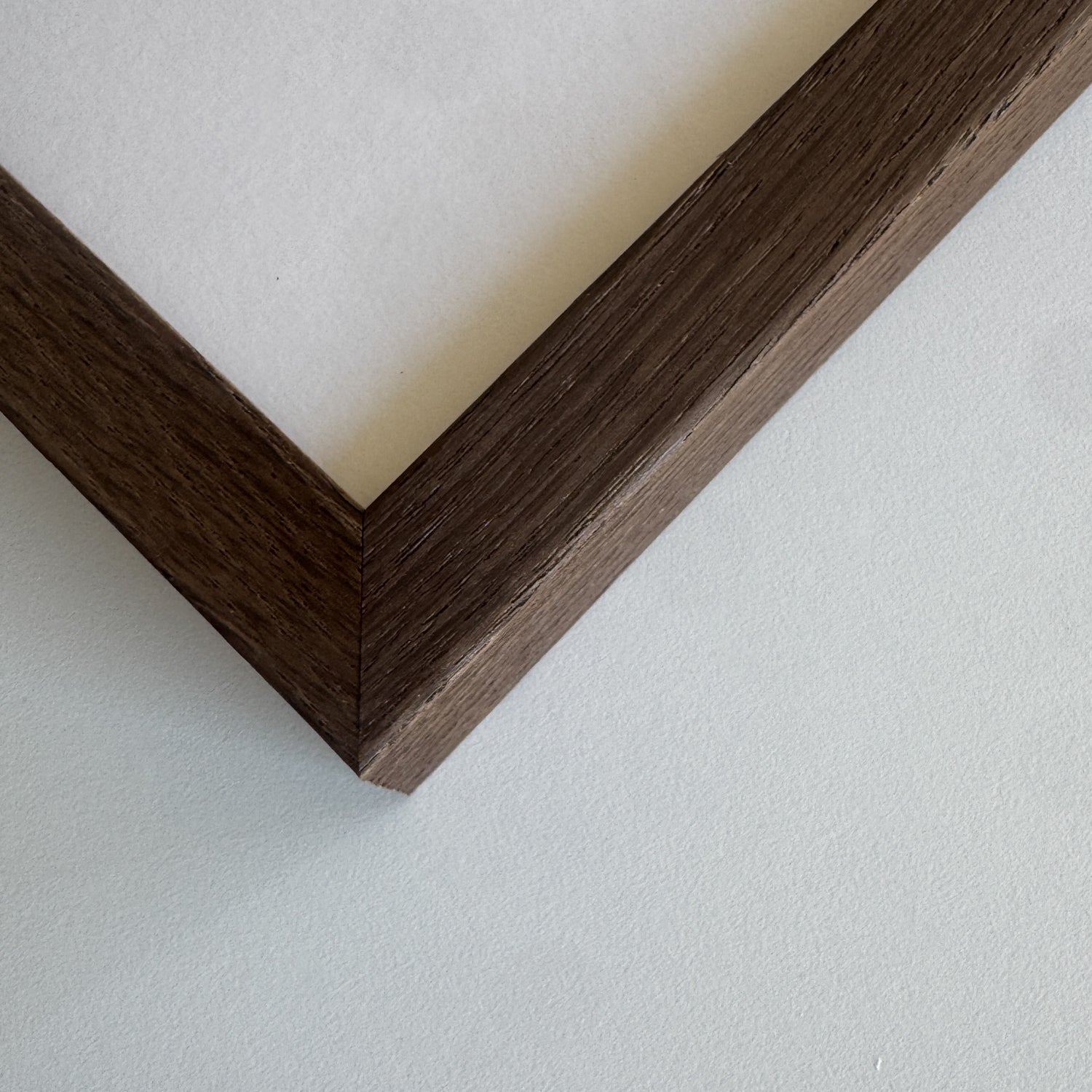 Smoked oak wood frame - Wide (20 mm) - 100x140 cm