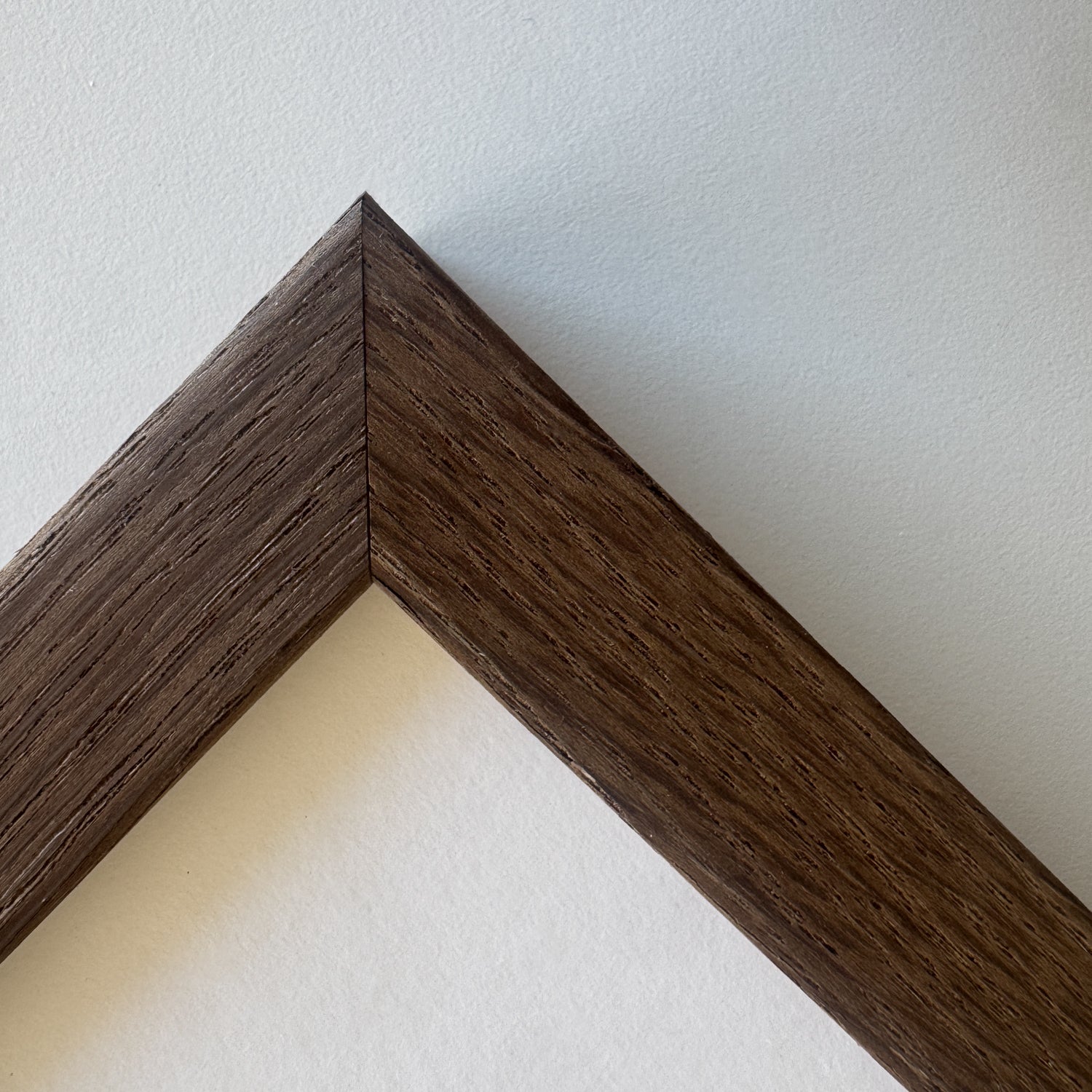 Smoked oak wood frame - Wide (20 mm) - 100x140 cm