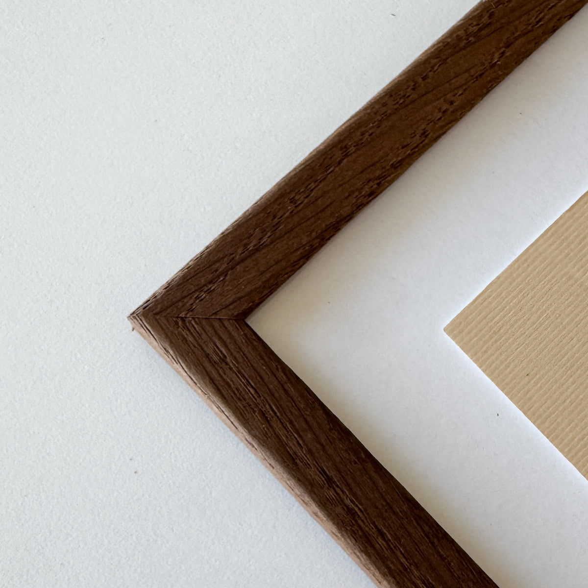Smoked oak picture frame - Narrow (15 mm)