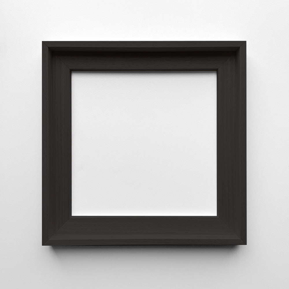 Floater frame in smoked oak