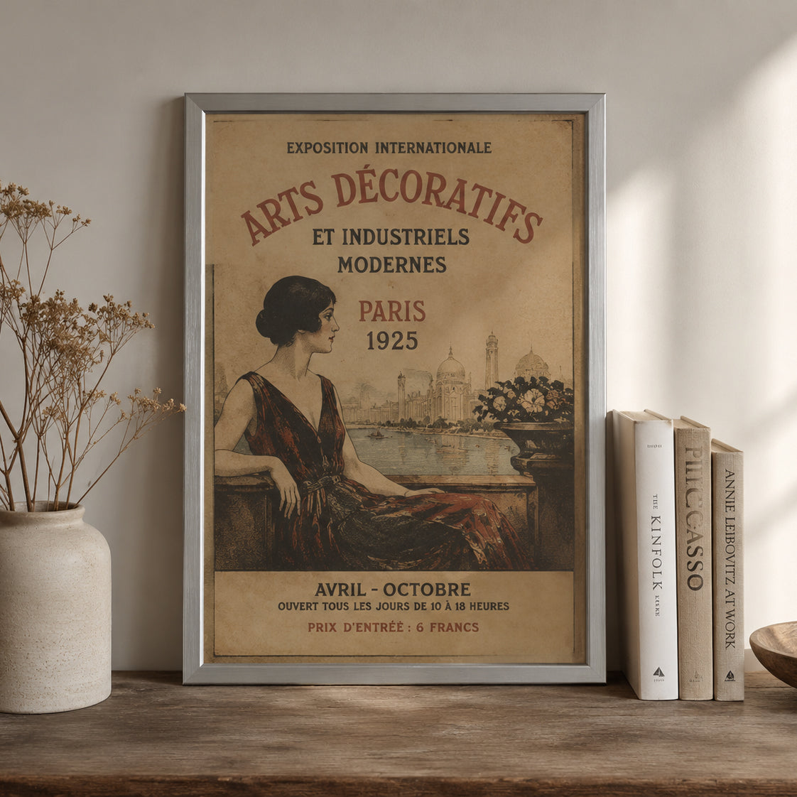 Silver wood frame - Narrow (15 mm)