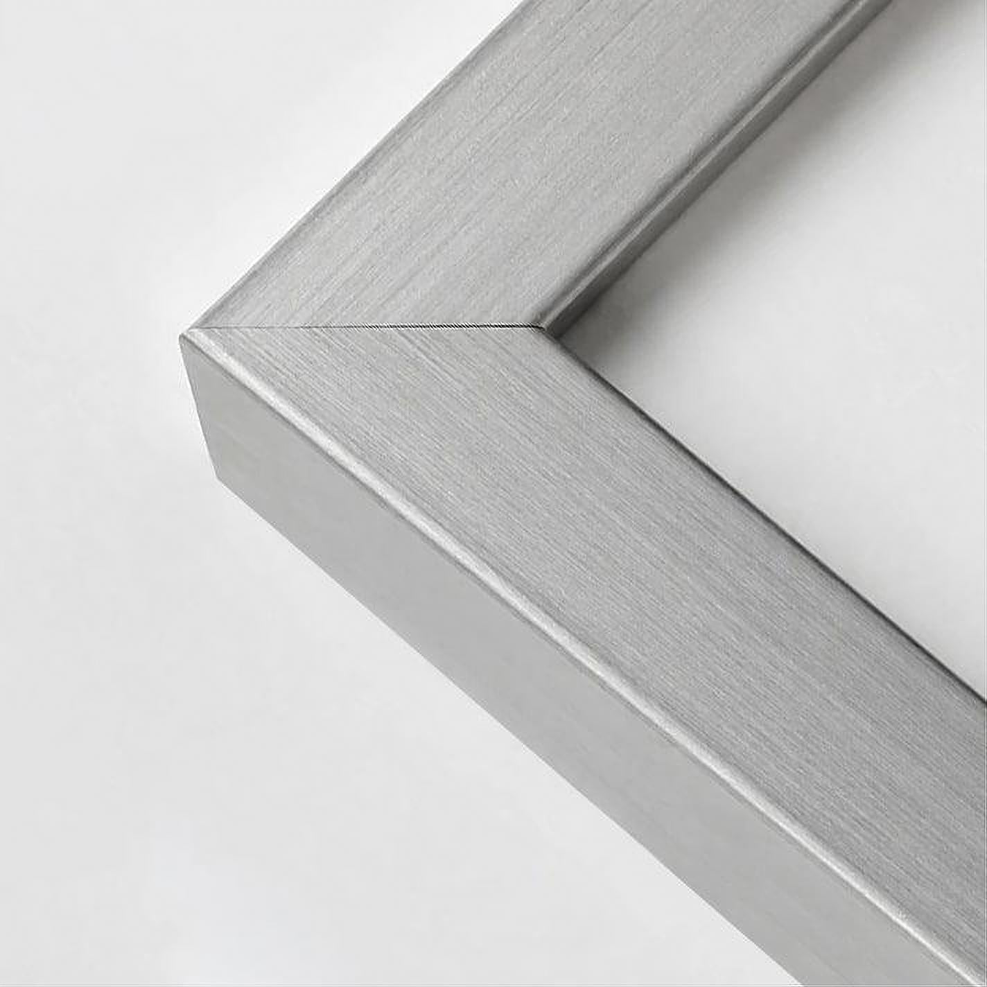 Silver wooden frame - Wide (20mm) - Custom size