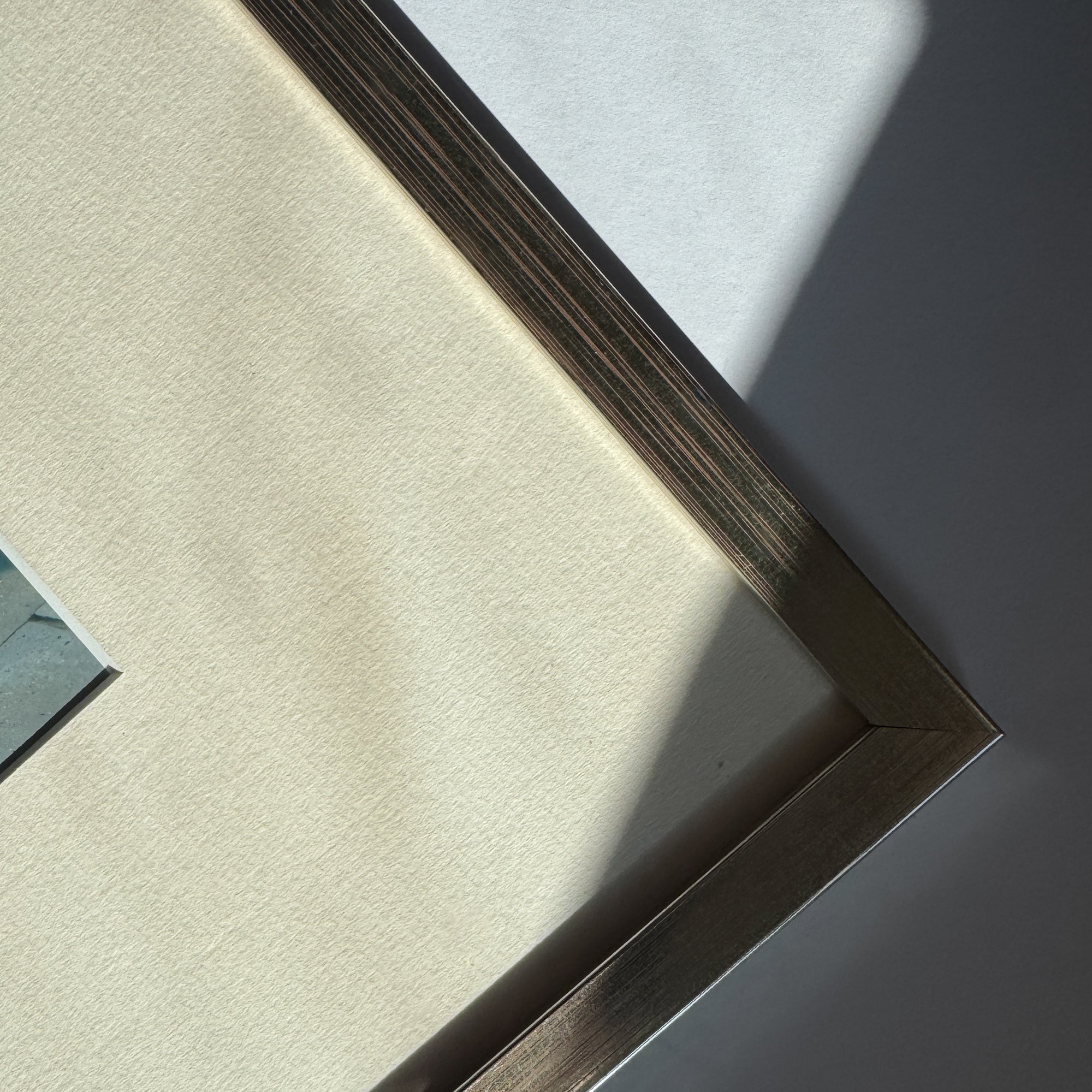 Silver wooden frame - Narrow (13 mm)