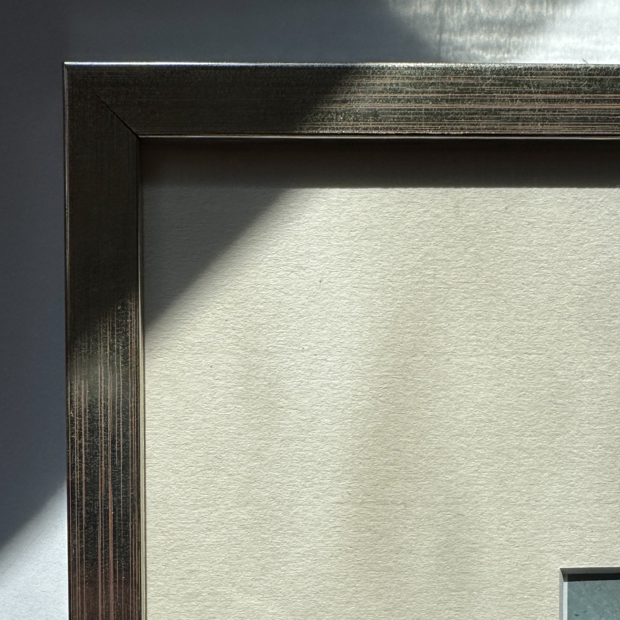 Silver wooden frame - Narrow (13 mm)
