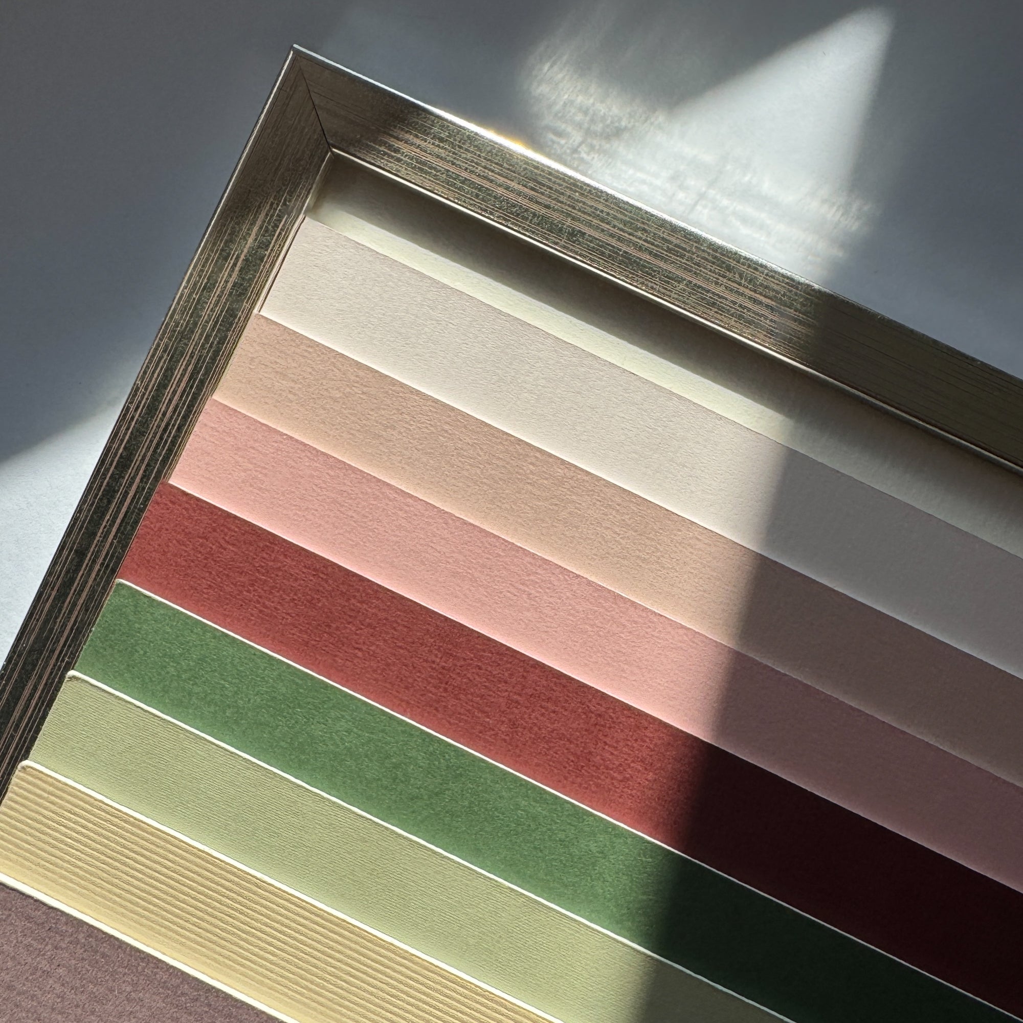 Silver wooden frame - Narrow (15 mm) - Custom size