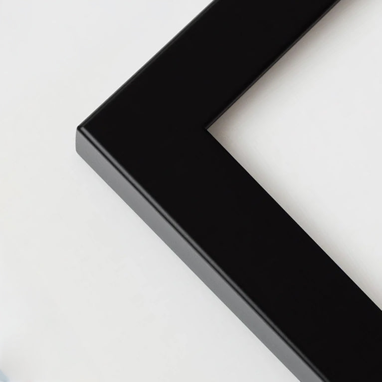 Black wooden frame - Wide (20 mm) - Custom Size