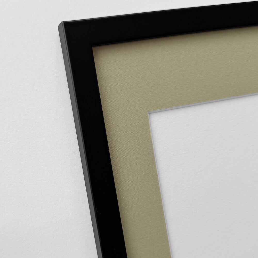 Black wooden frame - Narrow (15 mm) - A3 (30 × 42 cm)