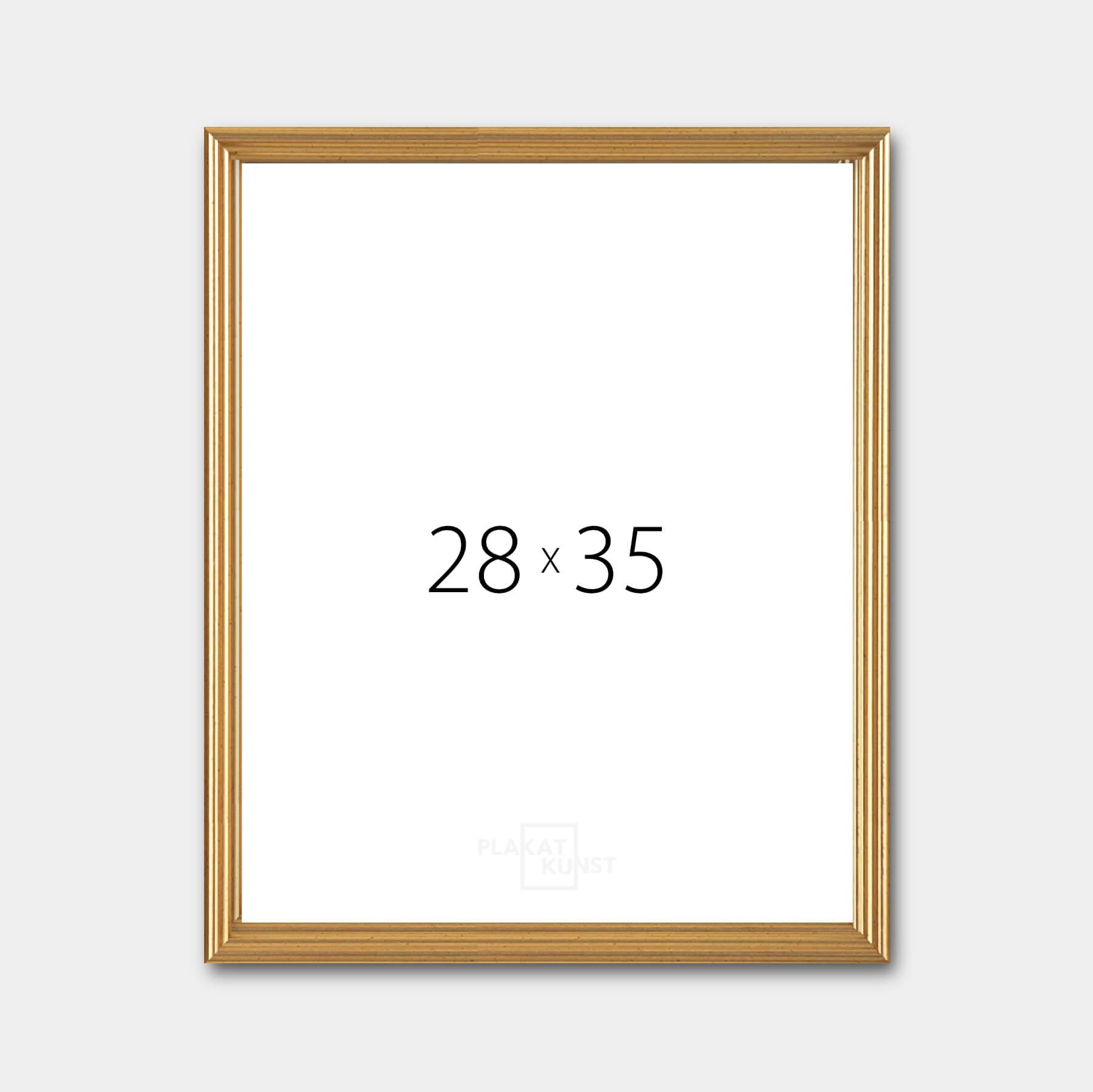 Vintage gold frame – Narrow (15 mm) – 28x35 cm