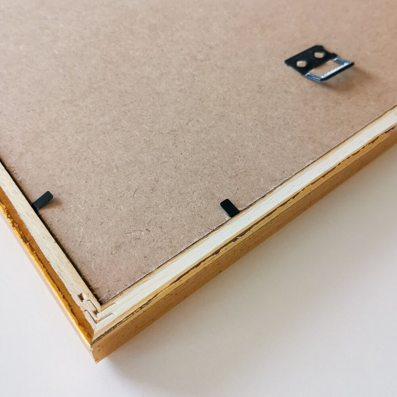Vintage gold frame - Narrow (15 mm) - 50×50 cm