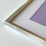 Vintage silver frame - Narrow (15 mm) - Custom size