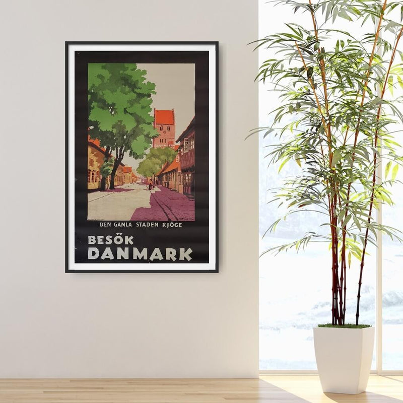 besok-danmark-koge-original-vintage-plakat