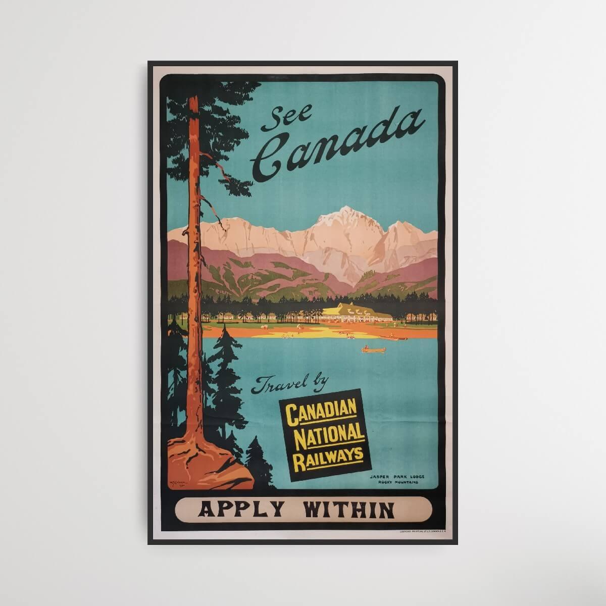 canada-casper-lodge-original-plakat