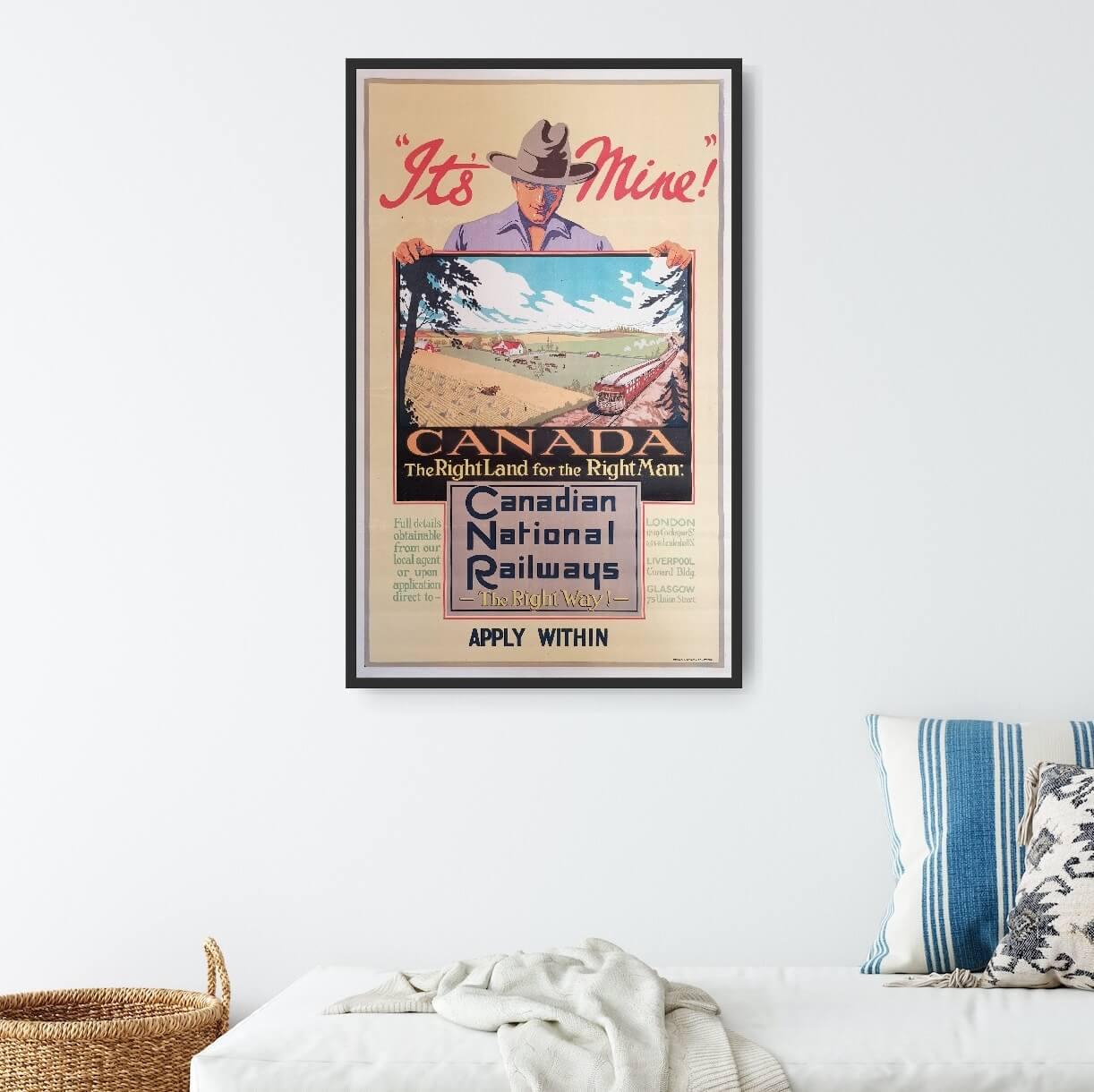 canada-its-mine-original-vintage-plakat