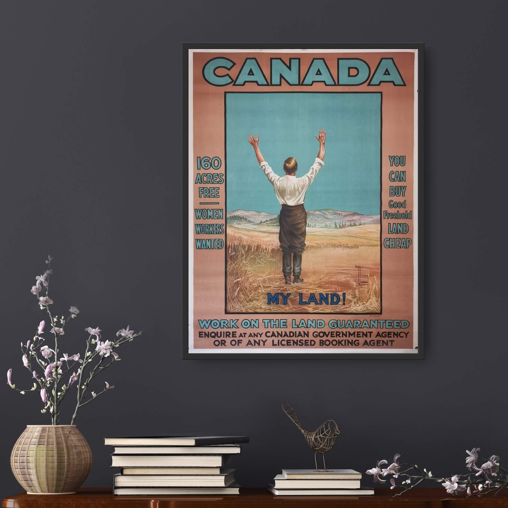 canada-my-land-original-vintage-plakat