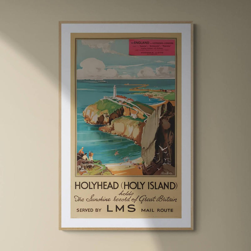 holyhead-holy-island-original-vintage-poster