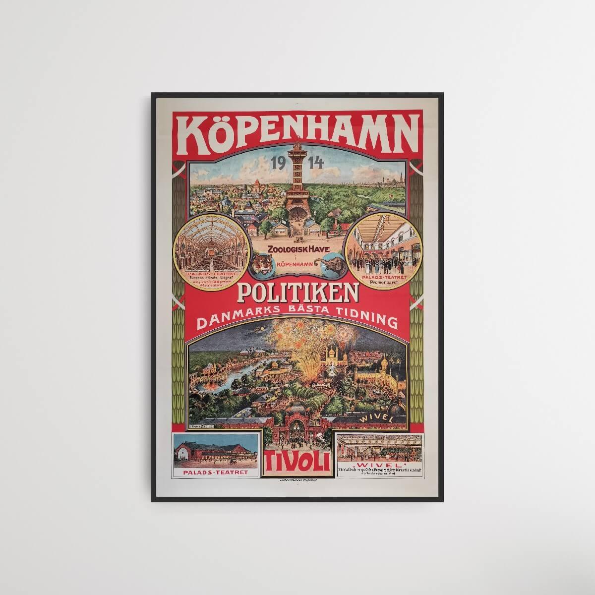 kopenhamn-danmarks-tidning-original-plakat