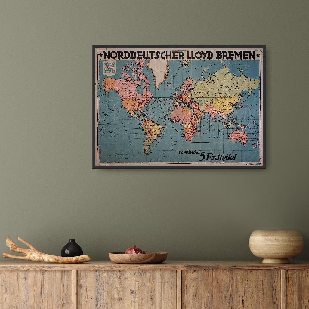 norddeutscher-lloyd-bremen-map-plakat-kunst