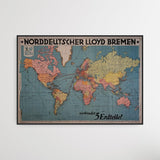 norddeutscher-lloyd-bremen-map-plakat