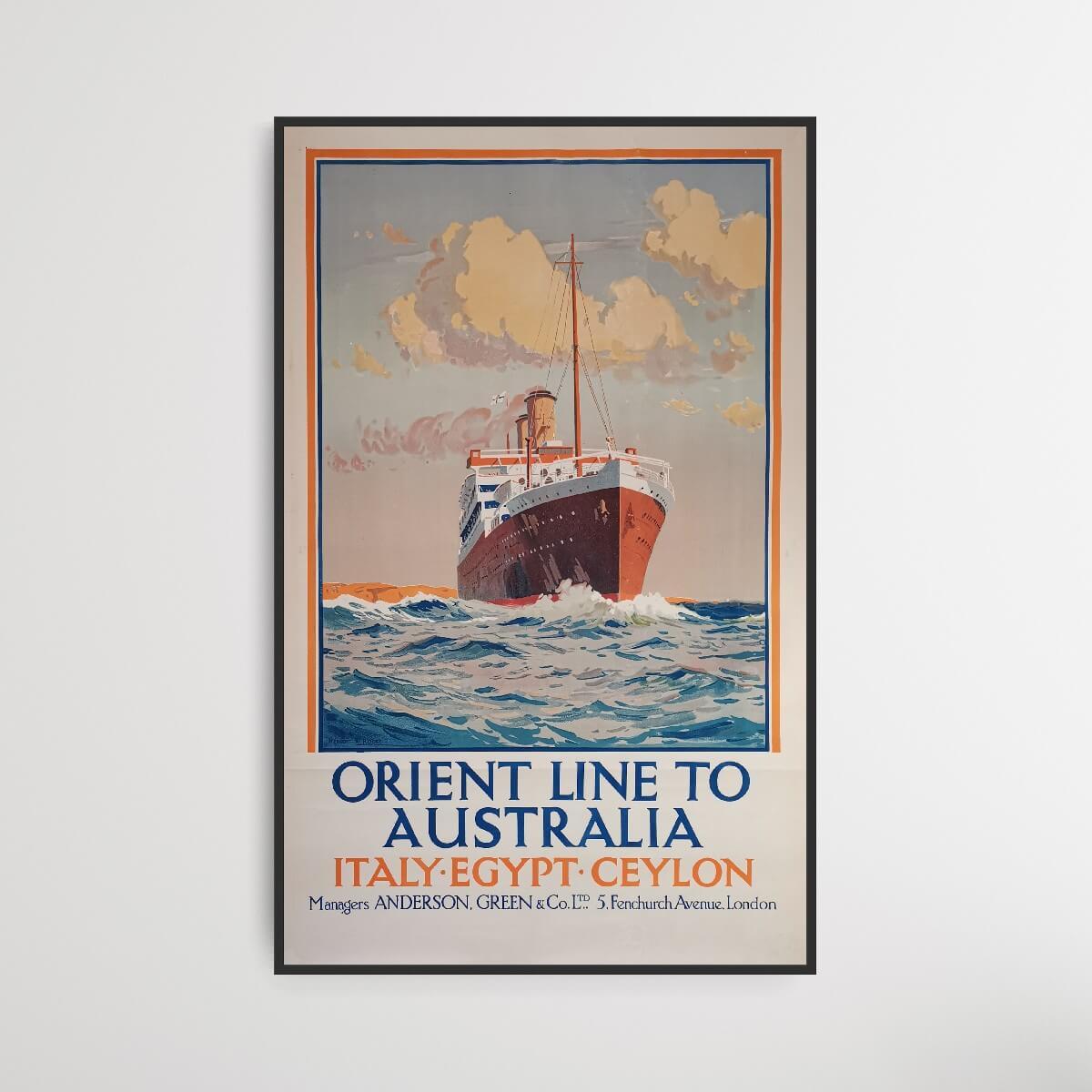 orient-line-australia-original-plakat