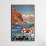 the-electric-st-gottard-line-original-plakat