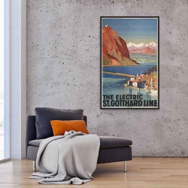 the-electric-st-gottard-line-original-vintage-plakat