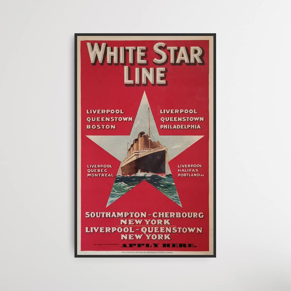 White Star Line - Liverpool to New York